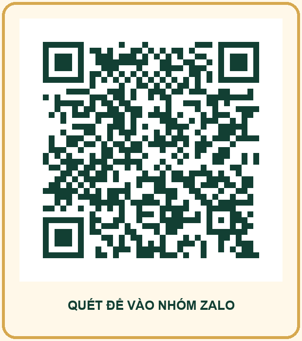 Mã QR tham gia nhóm Zalo Sống khỏe cùng Thực Dưỡng Lành
